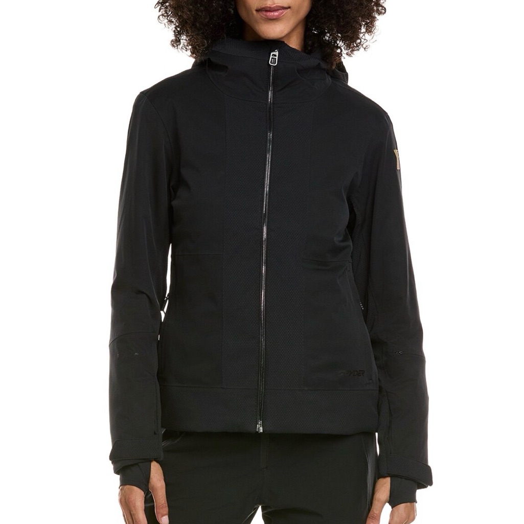 Women's Spyder Cascade Ski Jacket Black Size 6